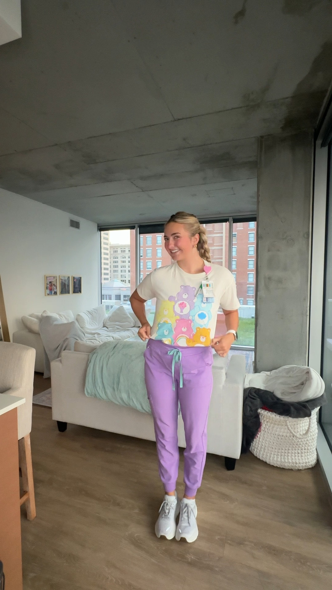 Care Bears nursing fit !!!!! 🩵💛💜🧸 