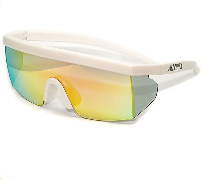 Meripex Apparel Unisex Sport Retro Vintage Mirrored Sunglasses | Amazon (US)