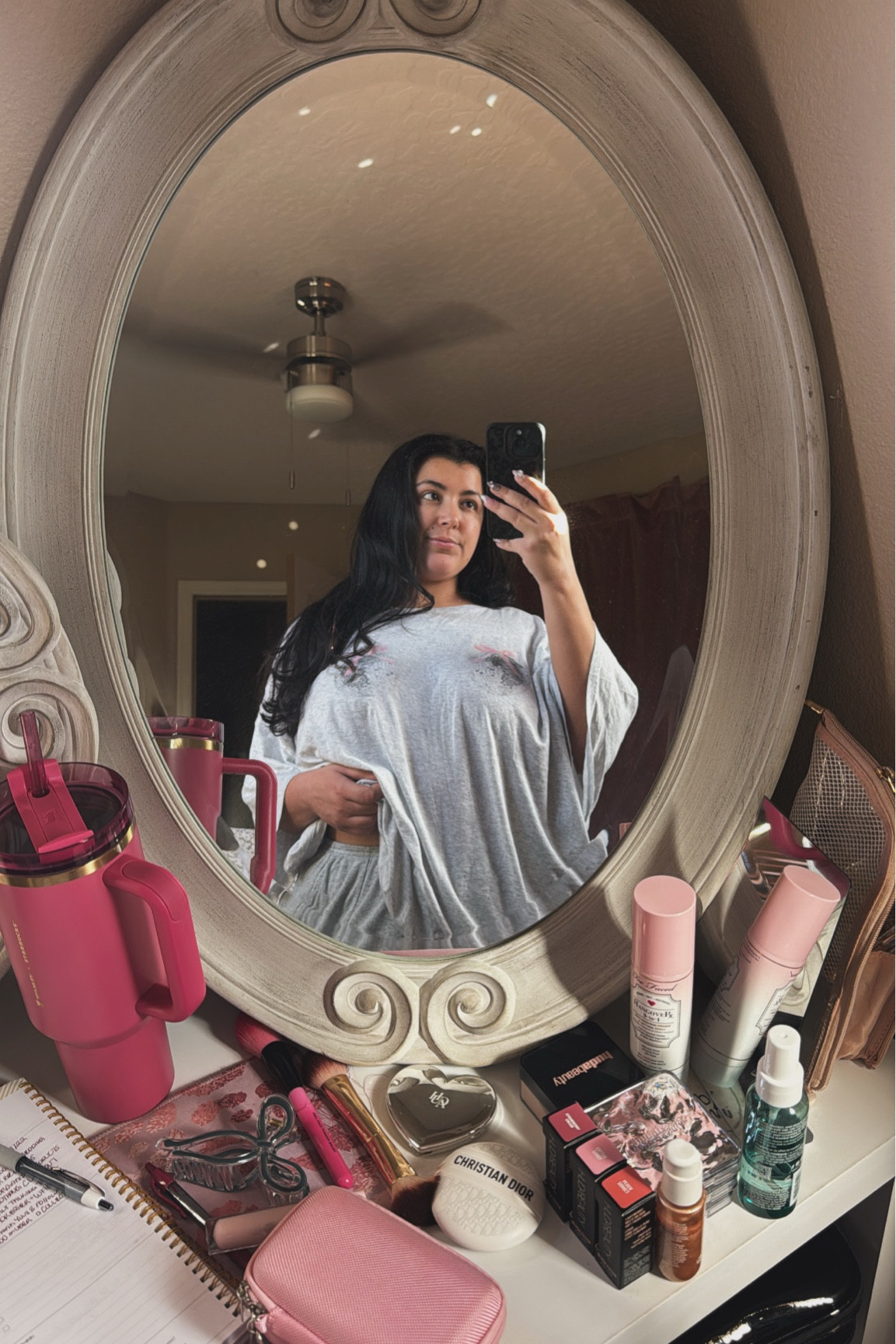 Soft, comfy, and still cute 💭✨
Living in this oversized tee + lounge look for slow mornings, GRWM days, and cozy nights in. Perfect plus size loungewear moment that feels effortless but put-together.
Linked my exact oversized t-shirt, Barbie tumbler, and everyday beauty faves — all comfort-approved 🤍

#LTKMidsize #LTKHoliday #LTKPlusSize