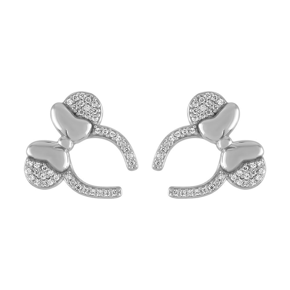 Minnie Mouse Headband Earrings by Rebecca Hook – Silver | Disney Store | Disney Store