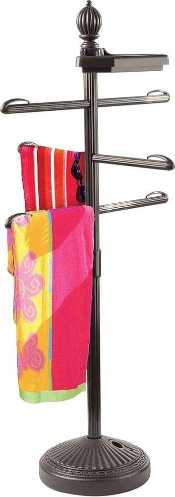 O2COOL Pool & Spa Valet™, Adjustable Pool & Patio Towel Holder, Towel Holder, Towel Bar, Poolsi... | Amazon (US)