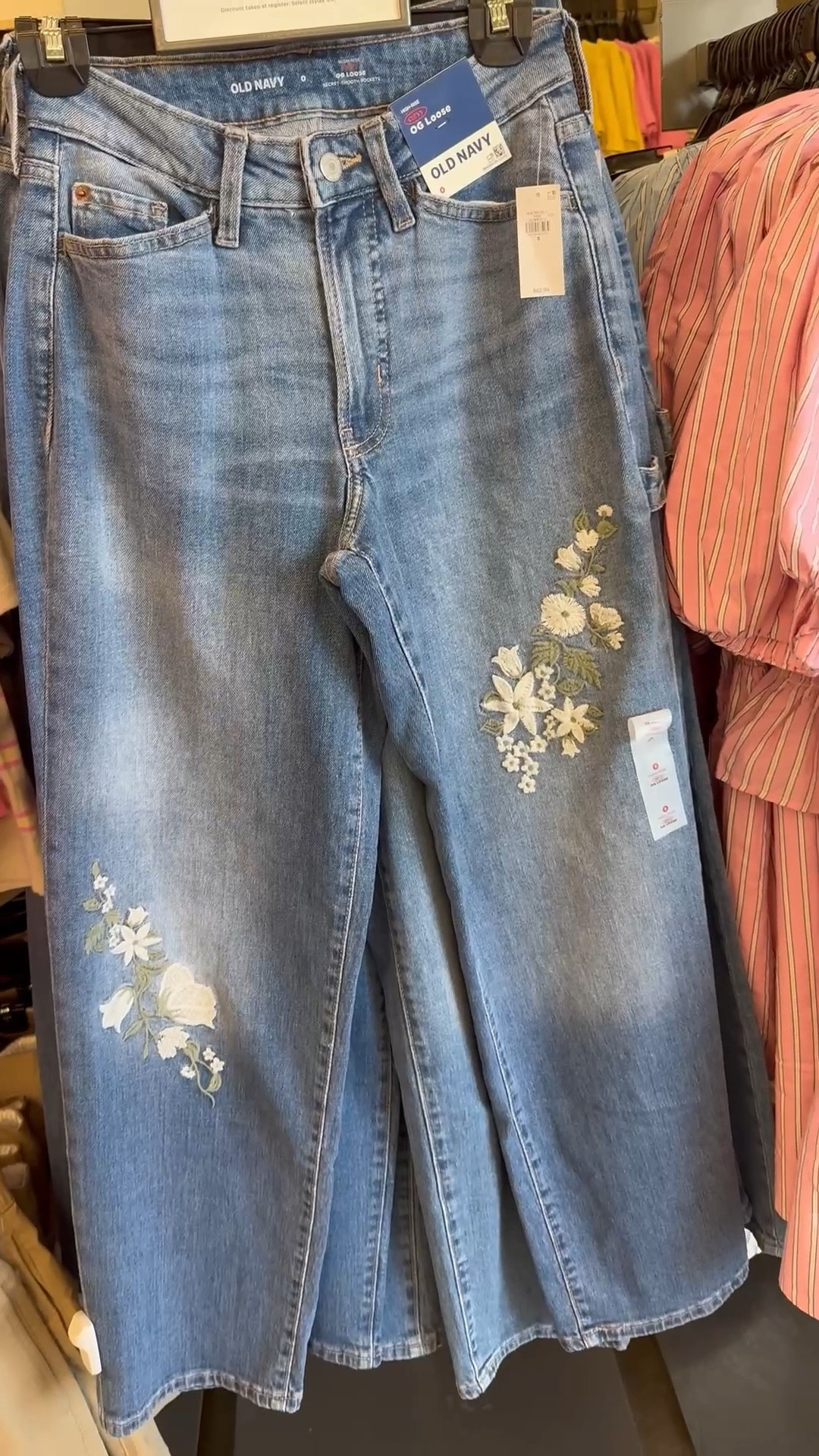 The cutest new arrivals from Old Navy!  Spring outfit, embroidered jeans, spring sweater

#LTKdayinmylife #LTKootd #LTKSeasonal