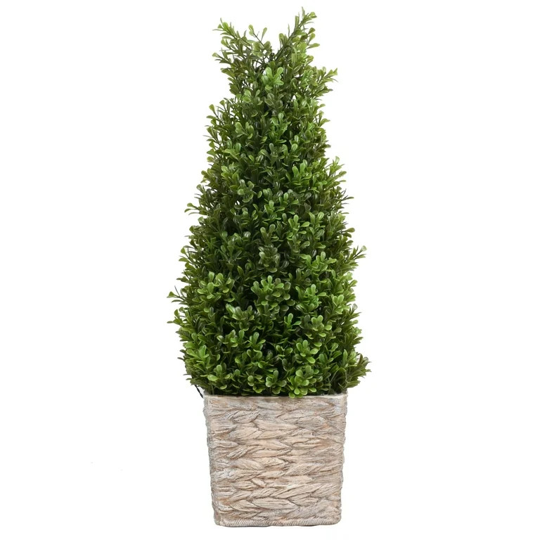 Better Homes & Gardens Outdoor Solar 23" Natural Orange Jasmine Tall Garden Topiary Décor | Walmart (US)
