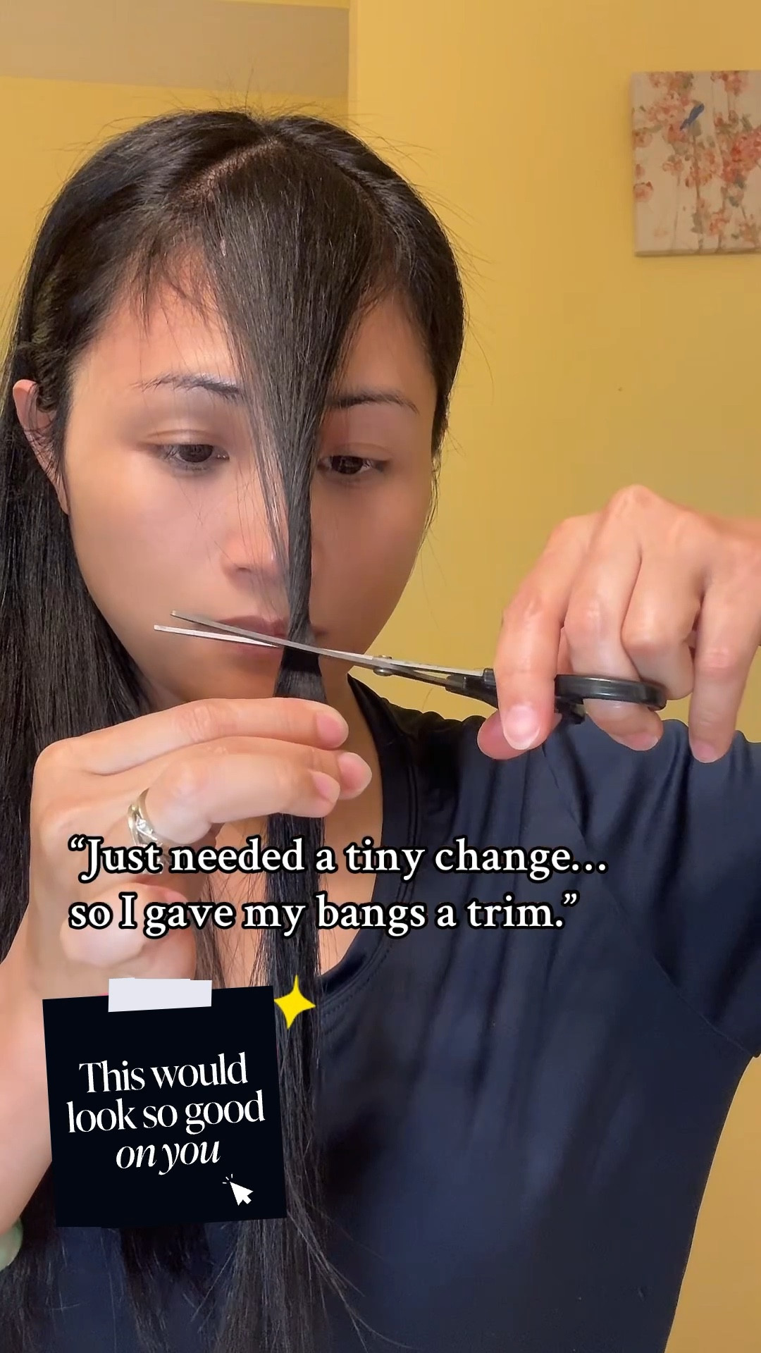 ✂️ DIY bangs at home — scissors, clips, comb, all linked on LTK.
Save this for your next mini glow up 🤍

#LTKStyleTip #LTKBeauty #LTKHoliday