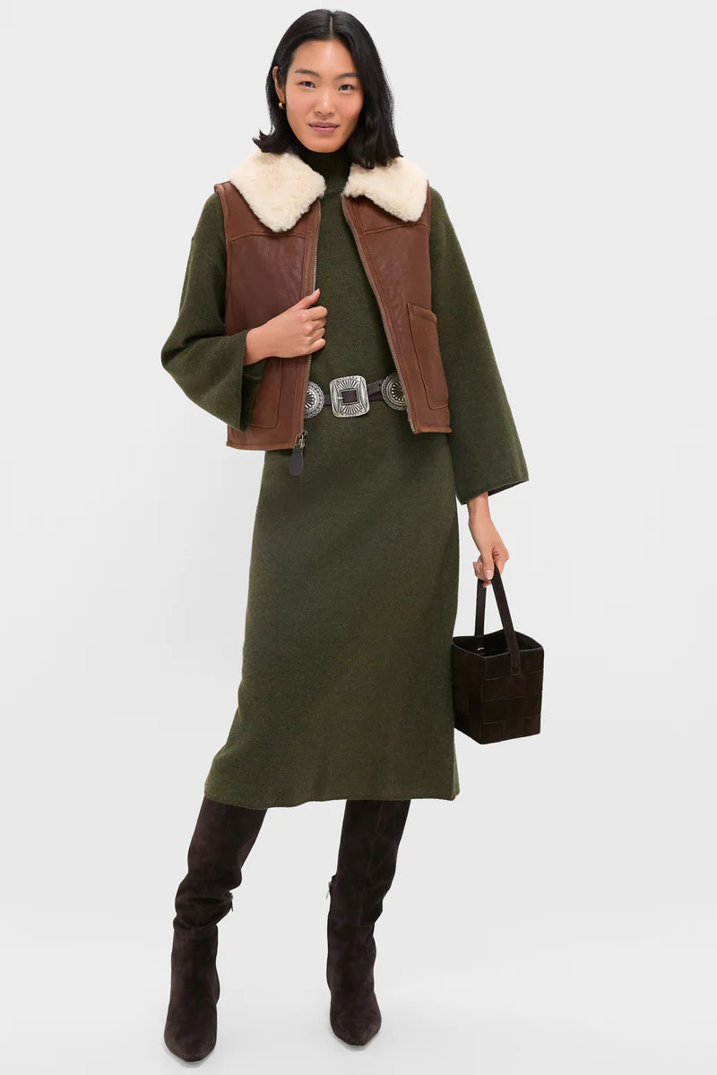 Olive Vivianne Midi Dress | Tuckernuck (US)
