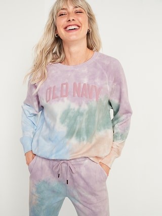 Logo-Graphic Crew-Neck Sweatshirt for Women | Old Navy (US)