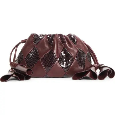 Zimmermann Small Cloud 91 Clutch in Mahogany at Nordstrom | Nordstrom