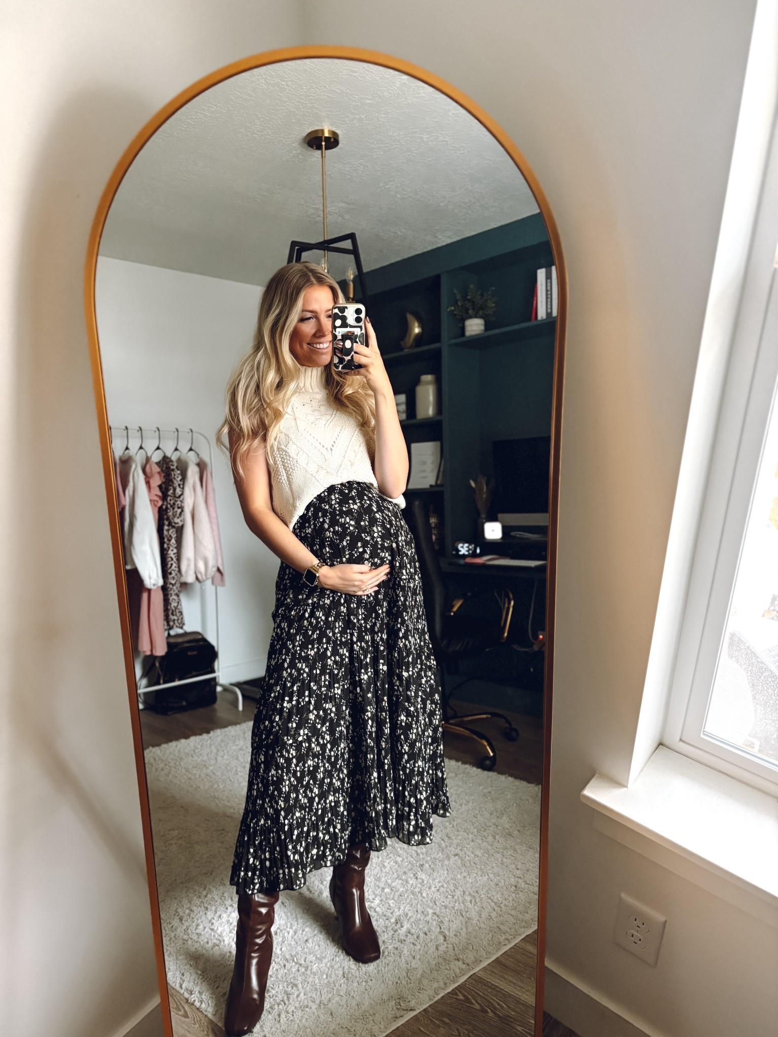 fall bump friendly outfit! could work as a teacher outfit or Thanksgiving outfit!

skirt: wearing M
turtleneck sweater top: wearing N
boots: size up half

| fall outfit | pregnant | bump friendly | amazon fashion | thanksgiving outfit | 

#LTKBump #LTKFindsUnder100 #LTKWorkwear