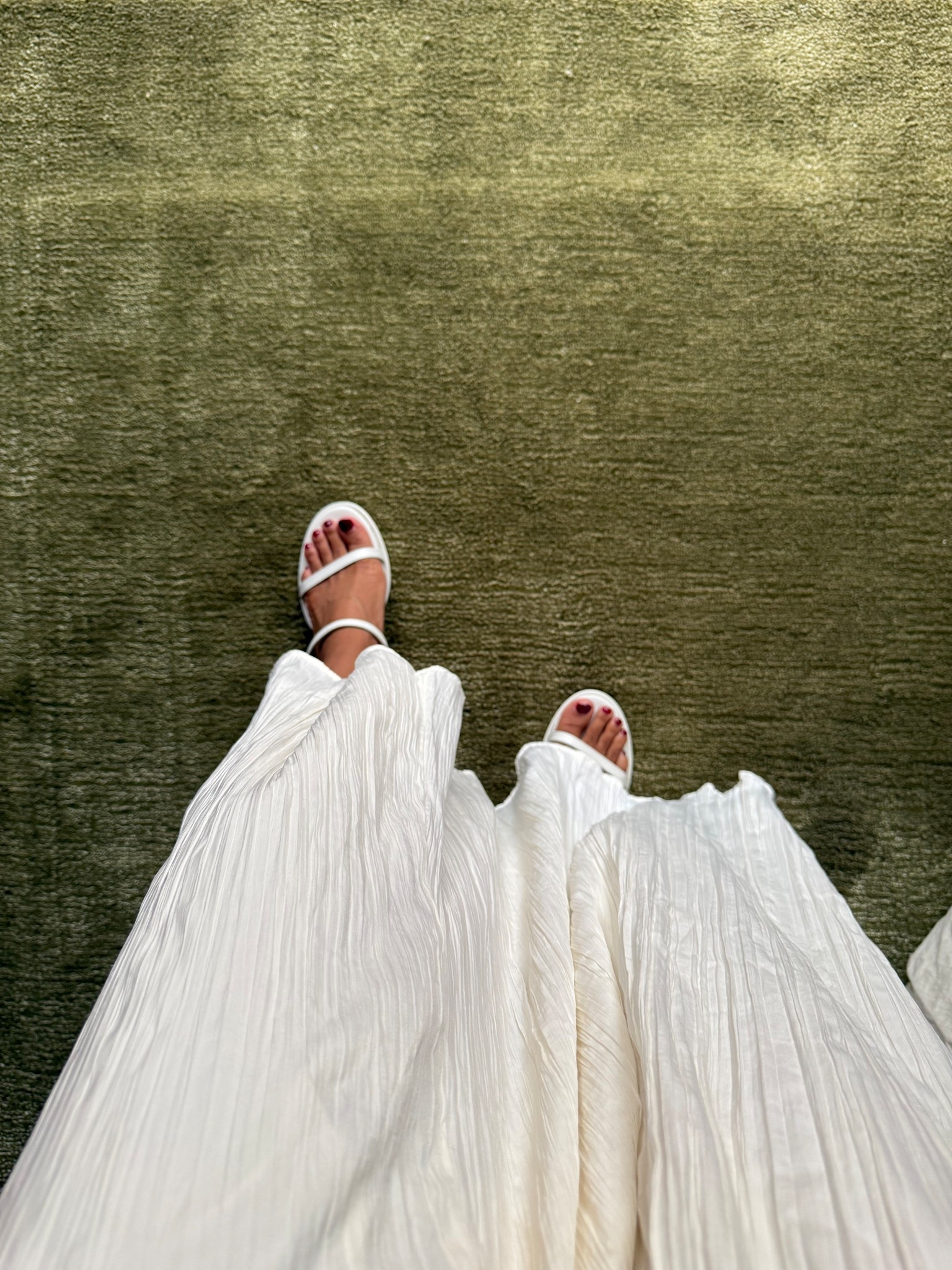 White strappy heel sandals, plisse maxi skirt 

#LTKStyleTip #LTKShoeCrush