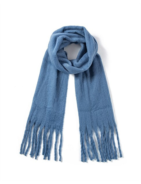 THICK SCARF WITH FRINGE | David Jones (Australia & New Zealand)