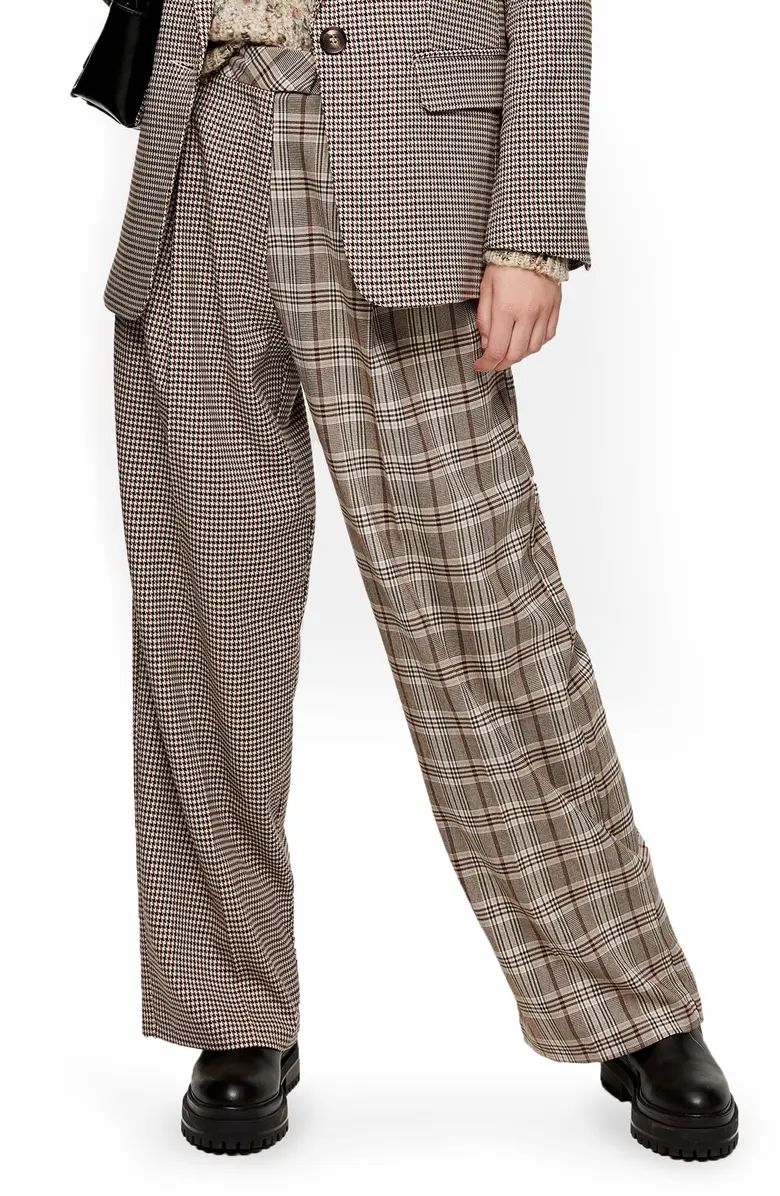 Jojo Mixed Check Pants | Nordstrom