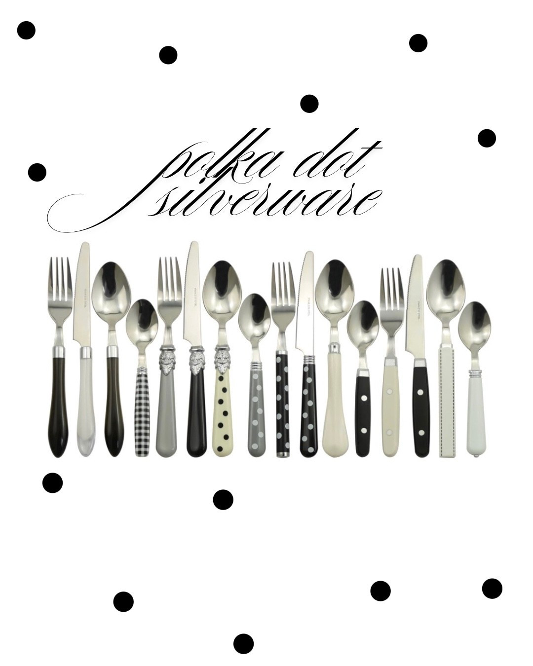 we all need this polka dot silverware set!! it’s on sale rn for only $35 

#LTKFindsUnder50 #LTKHome