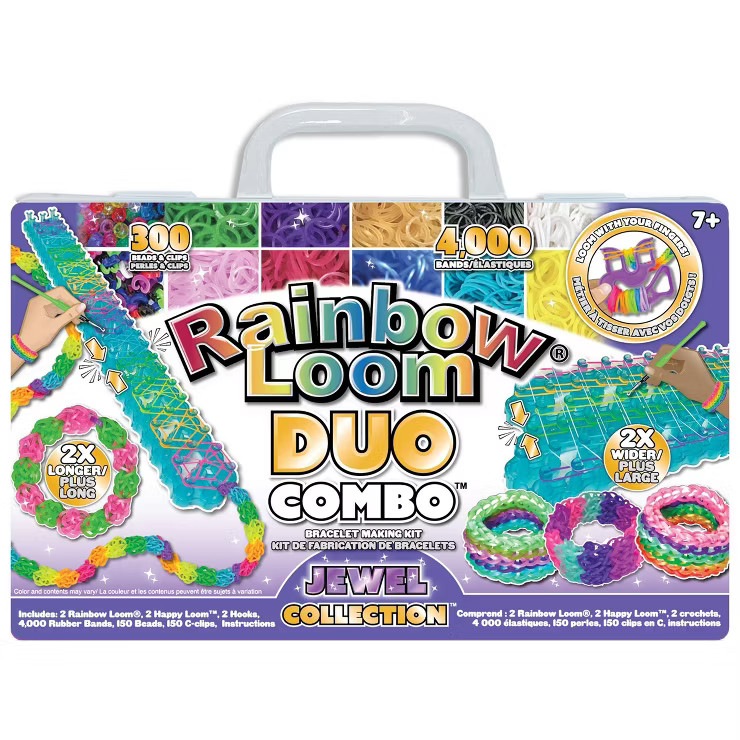Rainbow Loom Duo Combo Jewel Collection Bracelet Making Kit | Target