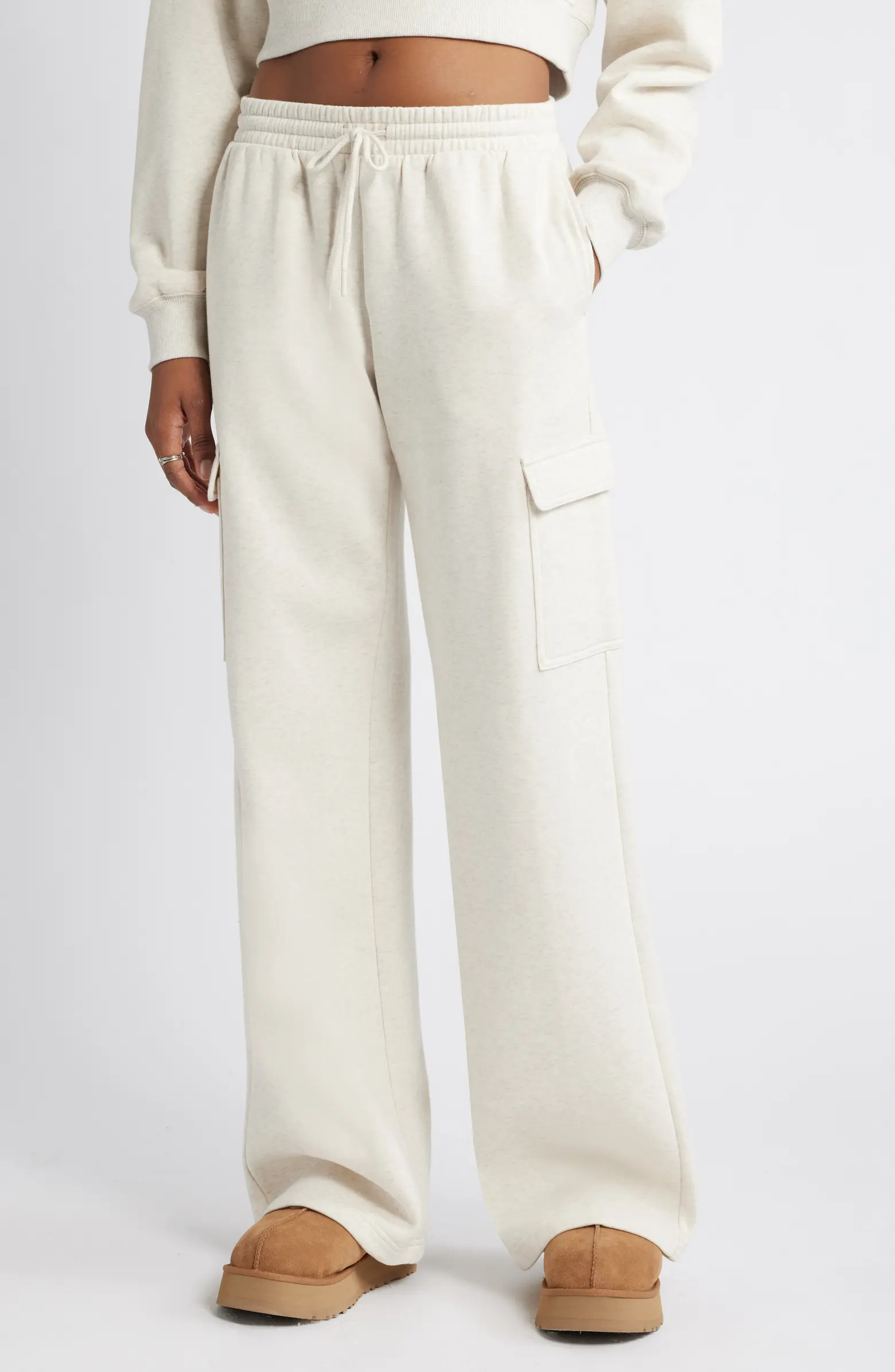 Baggy Wide Leg Cargo Sweatpants | Nordstrom