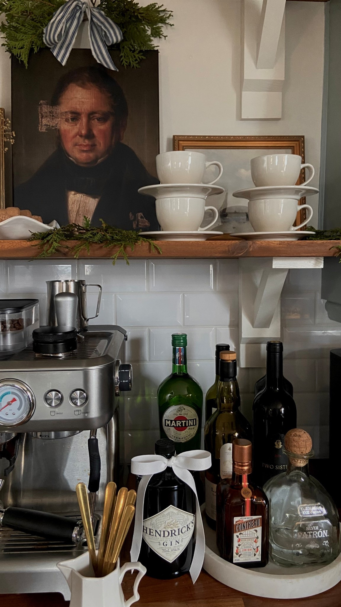 A cozy Christmas coffee bar. ☕️

#LTKHome #LTKHoliday #LTKSeasonal