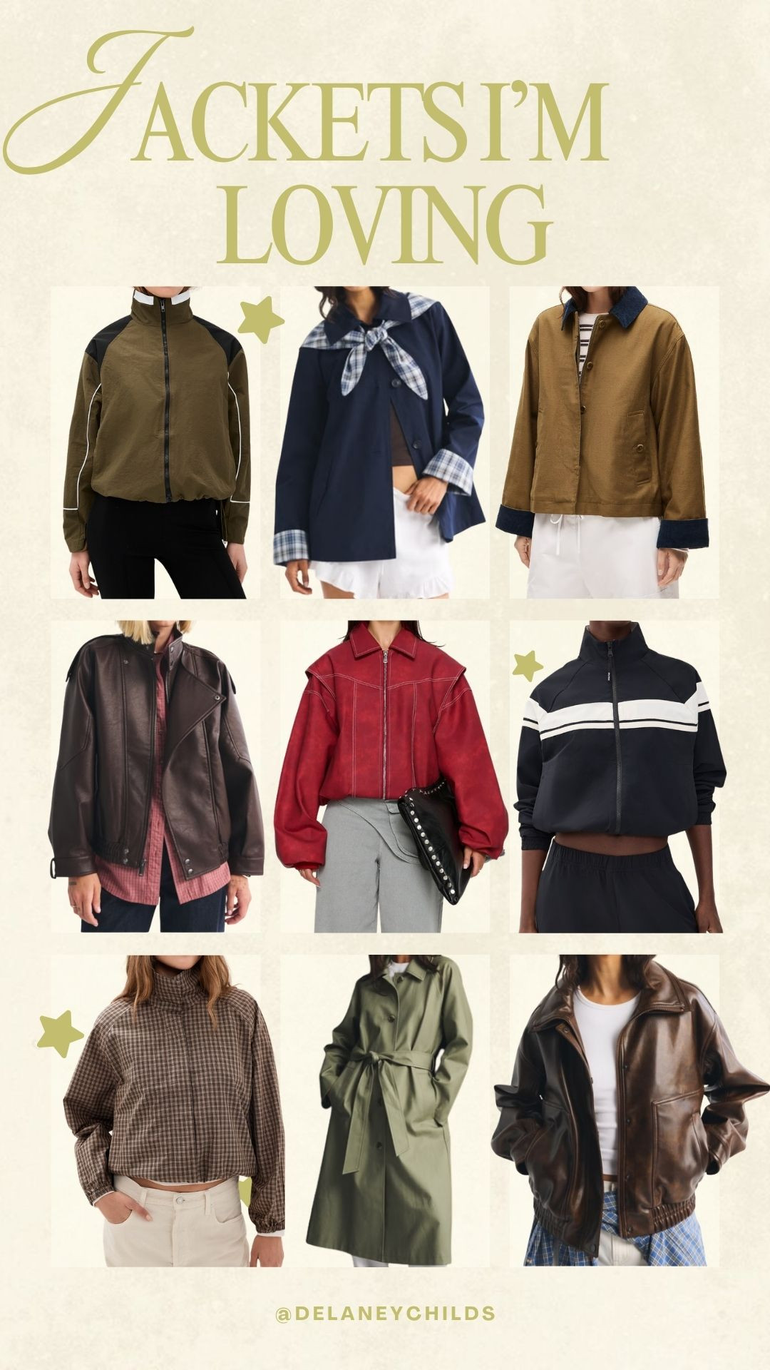 Jackets i'm loving for fall! 

 #LTKdayinmylife #LTKgrwm #LTKootd