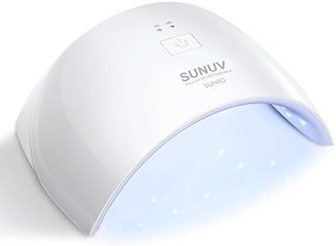 UV LED Nail Lamp, SUNUV Gel UV Light Nail Dryer for Gel Nail Polish Curing Lamp with Sensor 2 Timer  | Amazon (US)