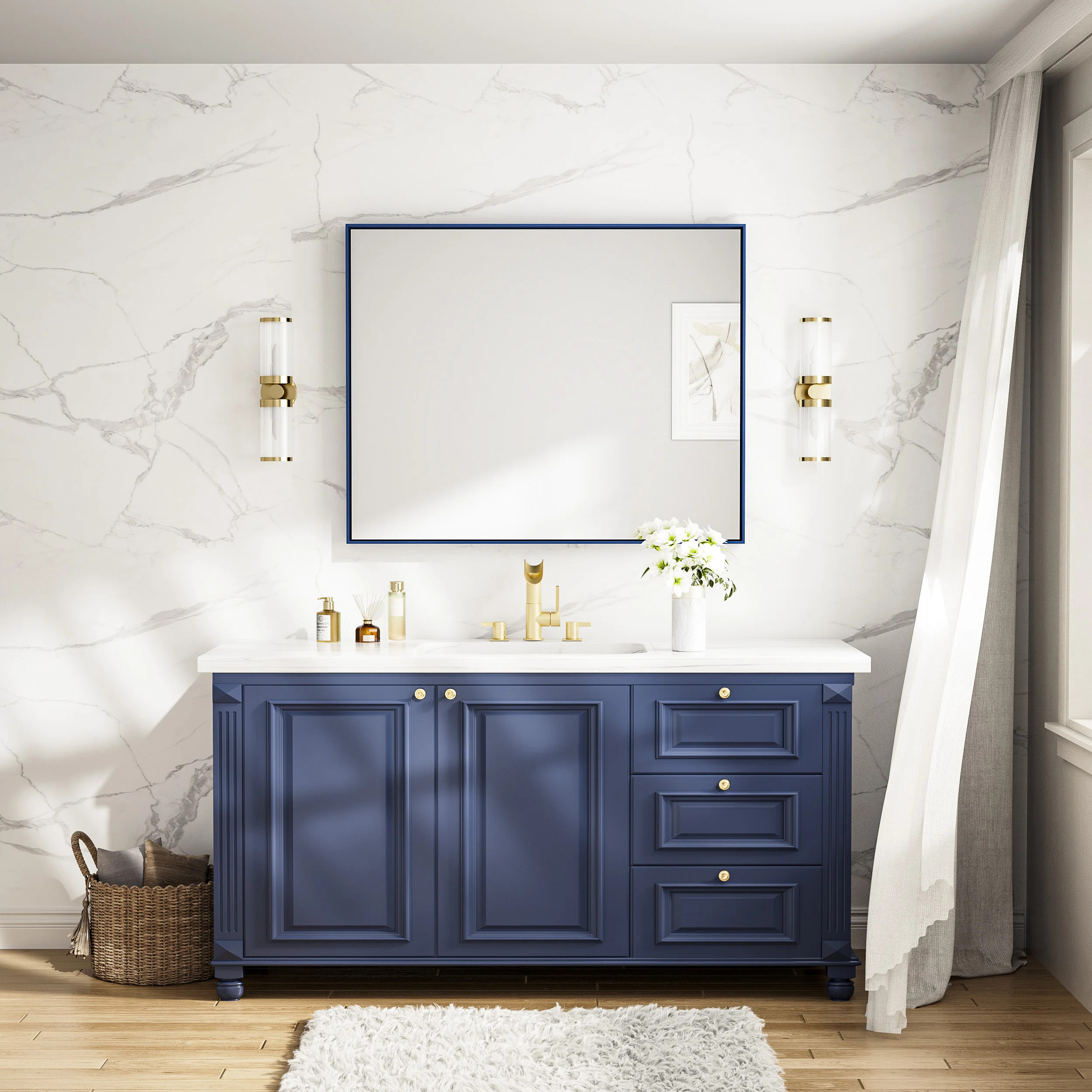 Stemn 1.6'' Thick Bathroom/Vanity Accent Mirror | Wayfair North America