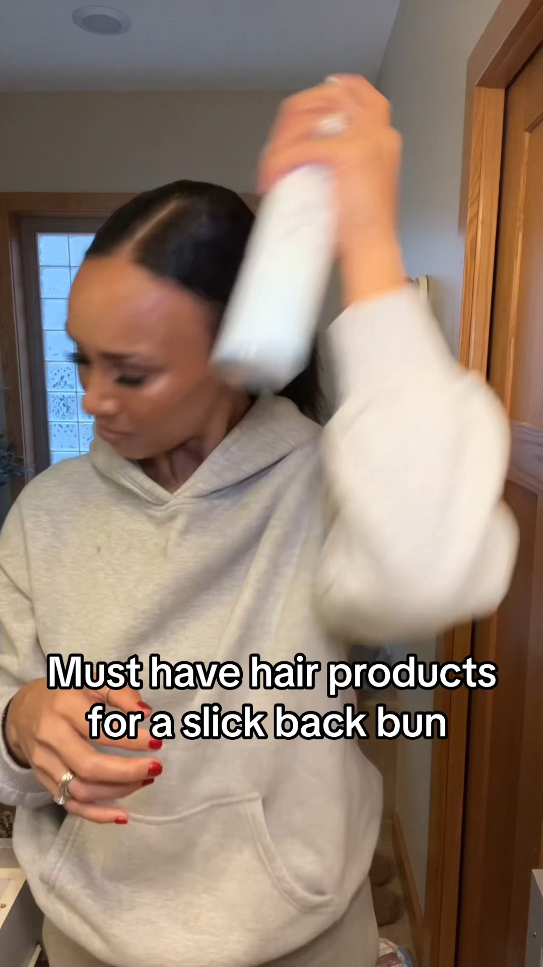 Must have products for a slick back bun. 

#LTKBeauty