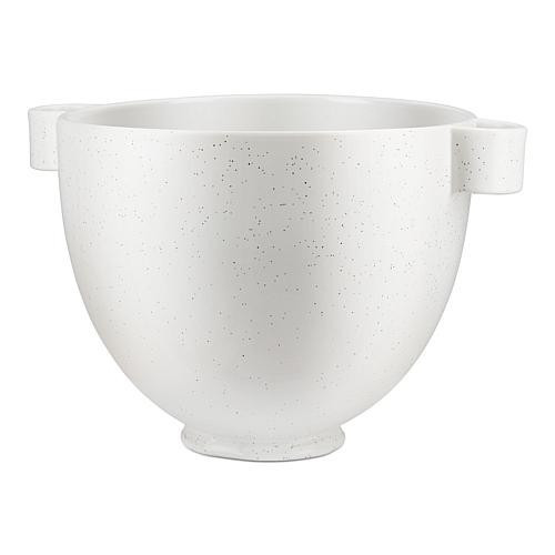 KitchenAid 5-Qt. Ceramic Bowl for Tilt-Head Mixers Speckled Stone | HSN