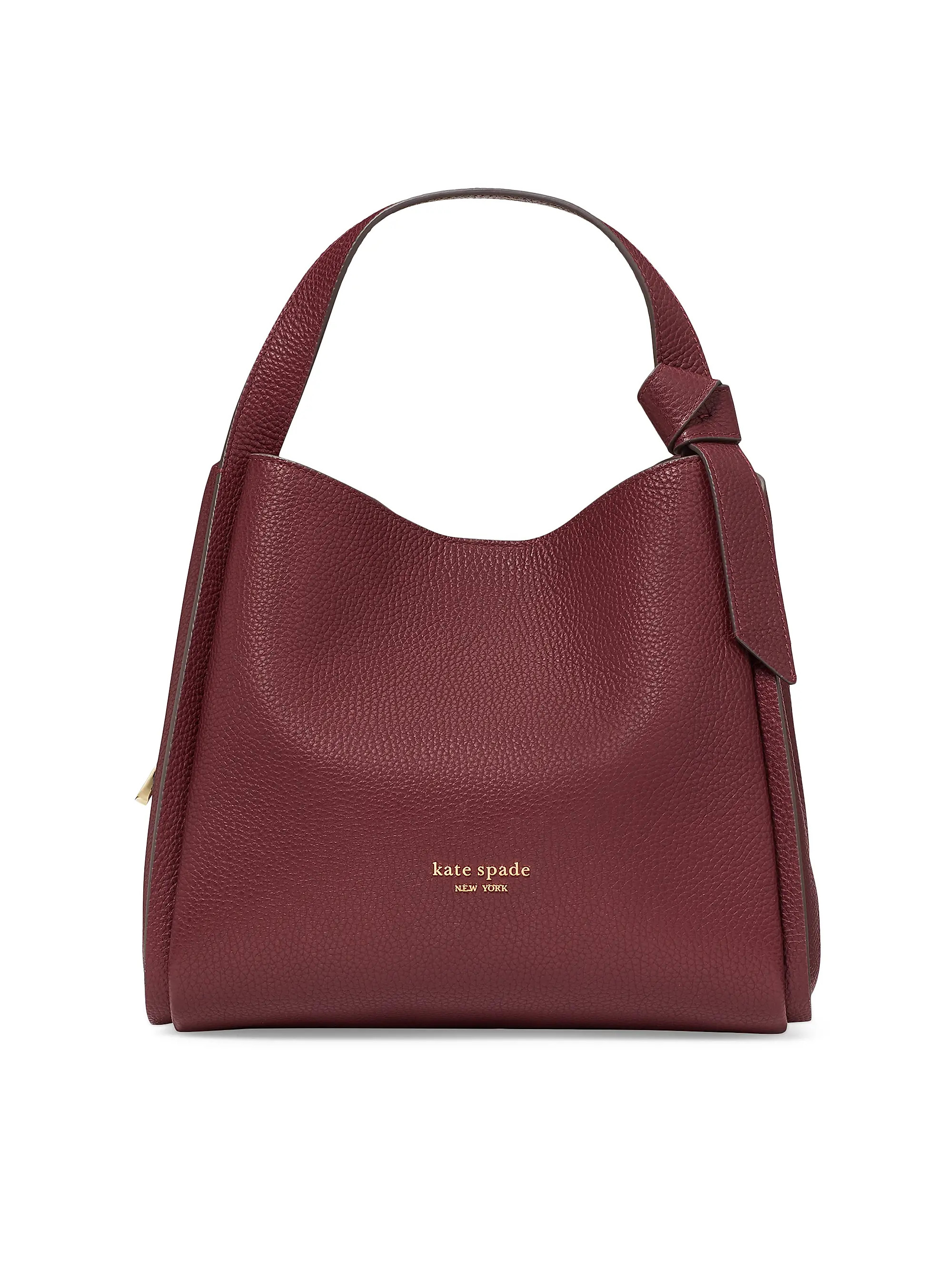 Shop kate spade new york Medium Knott Leather Crossbody Tote | Saks Fifth Avenue | Saks Fifth Avenue