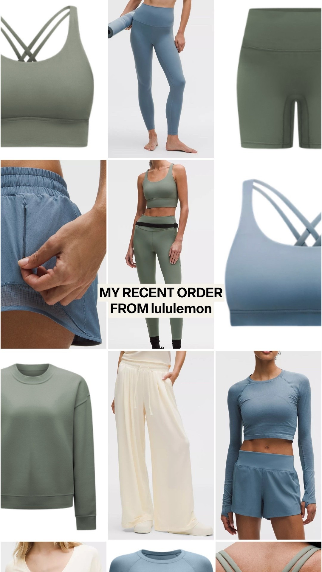 My recent order from lululemon! #kathleenpost

Active wear, workout looks, Pilates outfit, solid core, loungewear 

#LTKdayinmylife #LTKActive #LTKfitnessgoals