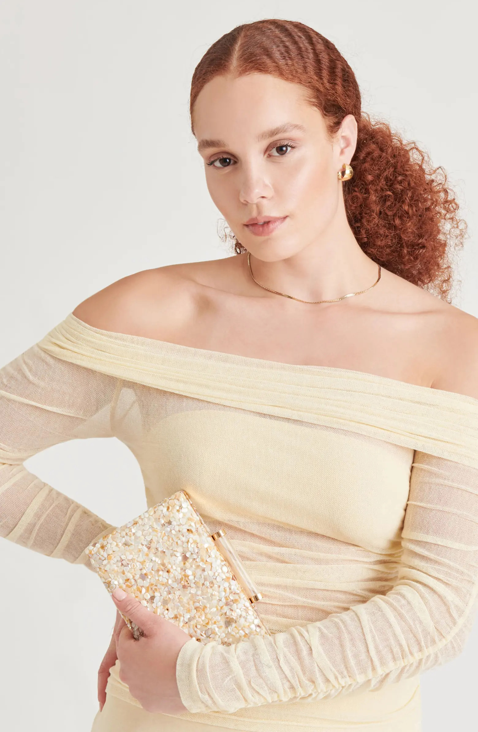 Rockee Pebble Encrusted Convertible Clutch | Nordstrom