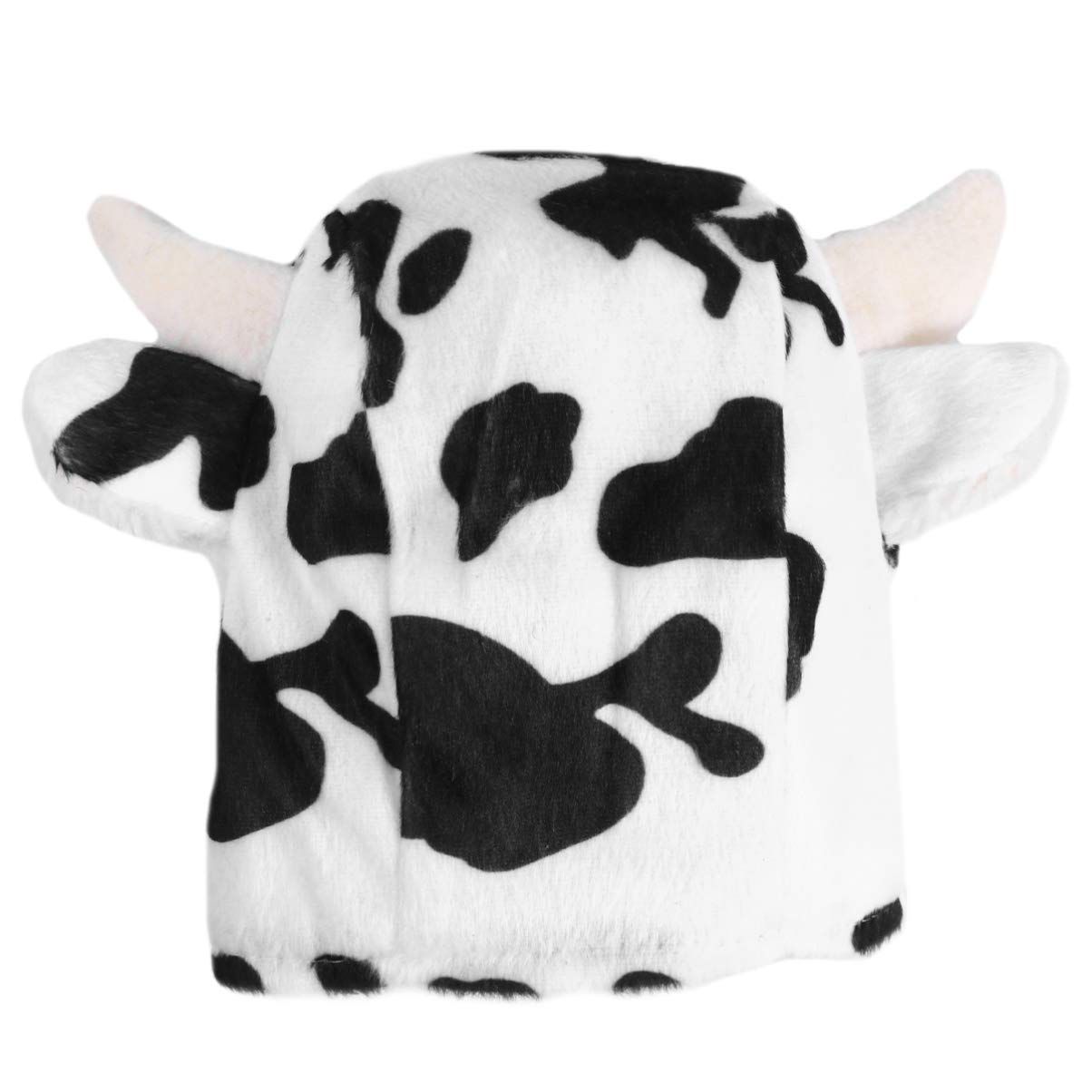 Balacoo Dog Cow Hat Plush Pet Costume Cow Headgear Ox Bull Pet Costume Headband Cap Party Dog Cat Dr | Amazon (US)