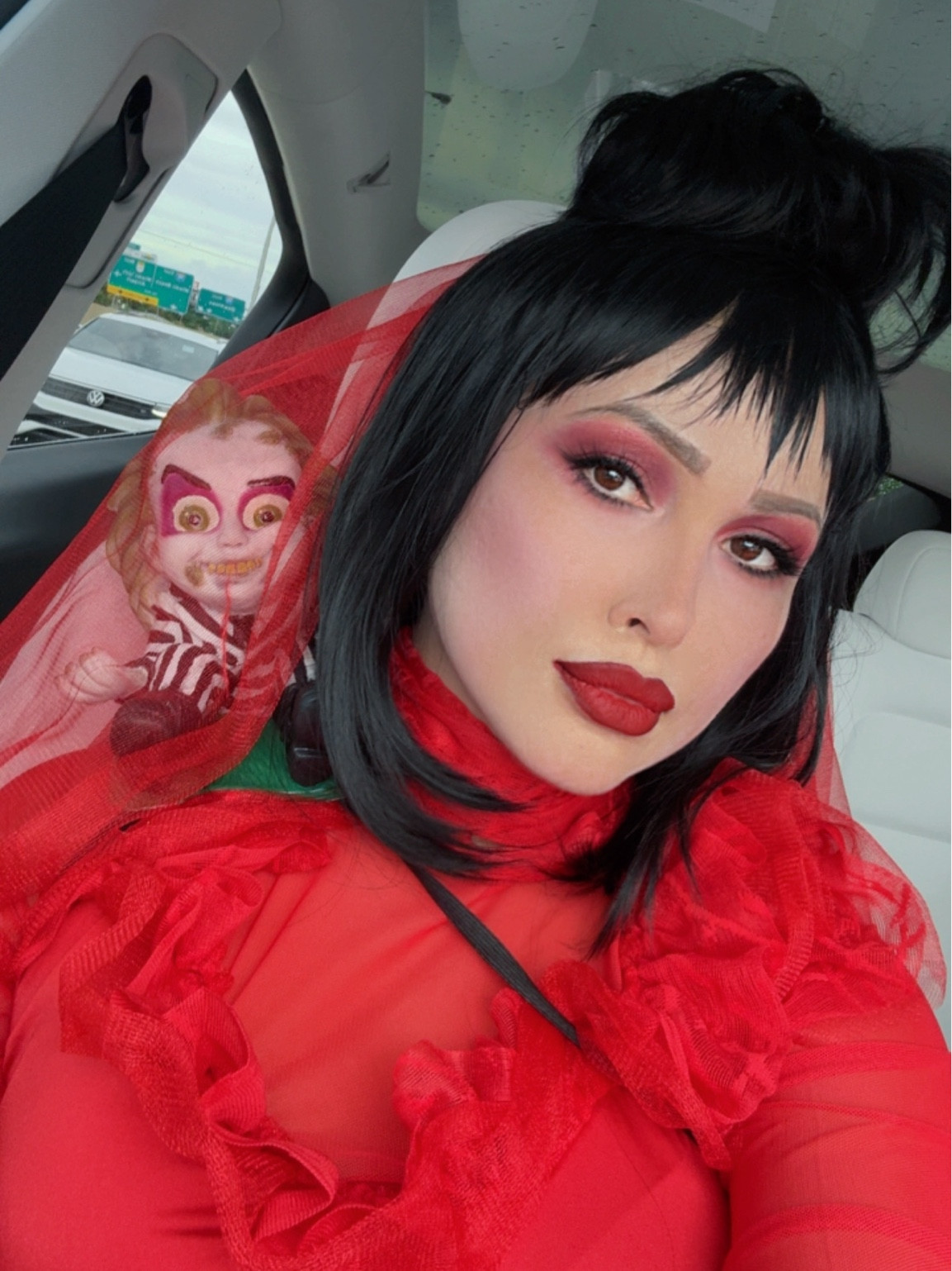 Lydia costume and baby beetlejuice 