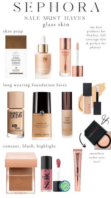 Sephora holiday savings event is finally here 🤍 these are my must haves for flawless full coverage skin:)

#LTKbeauty #LTKsalealert