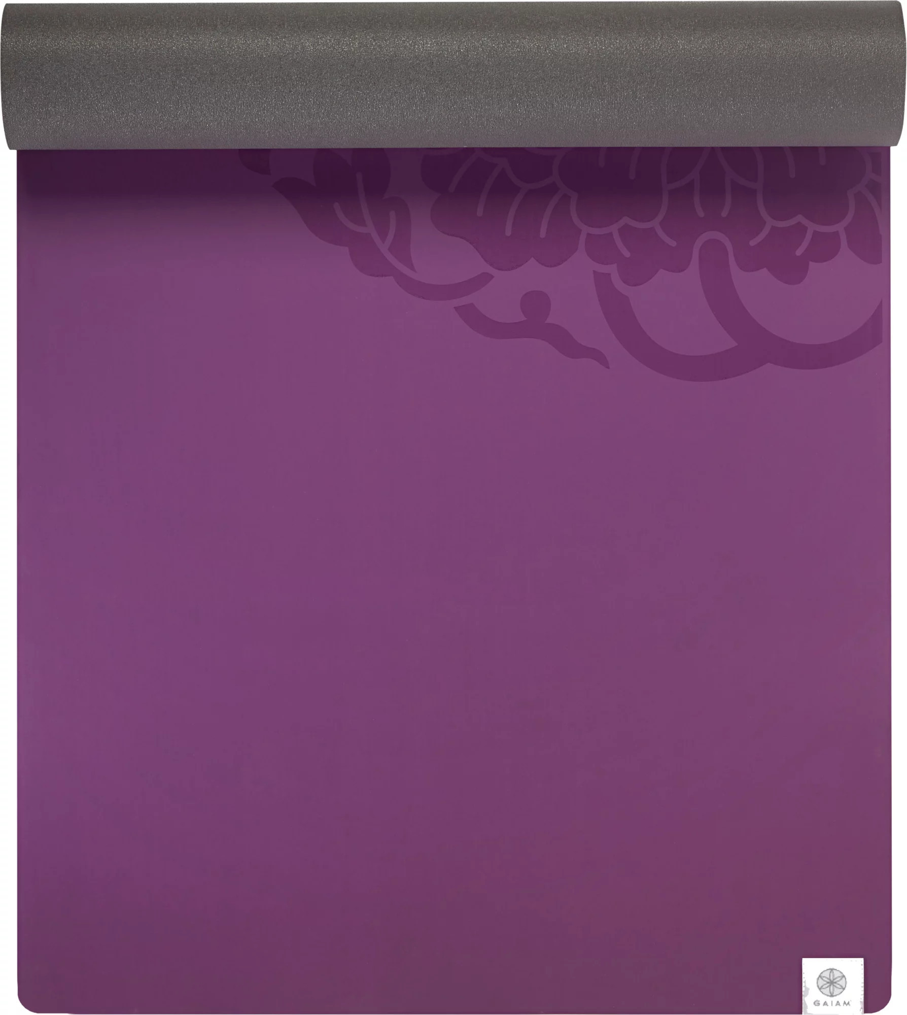 Gaiam Performance Dry-Grip 5mm Yoga Mat, Purple | DICK'S Sporting Goods