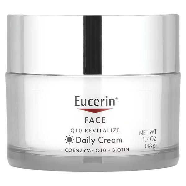 Eucerin, Face, Q10 Revitalize Daily Cream, Fragrance Free, 1.7 oz (48 g) | iHerb