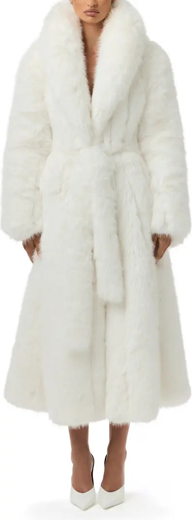 Naked Wardrobe Pelted Faux Fur Coat | Nordstrom | Nordstrom