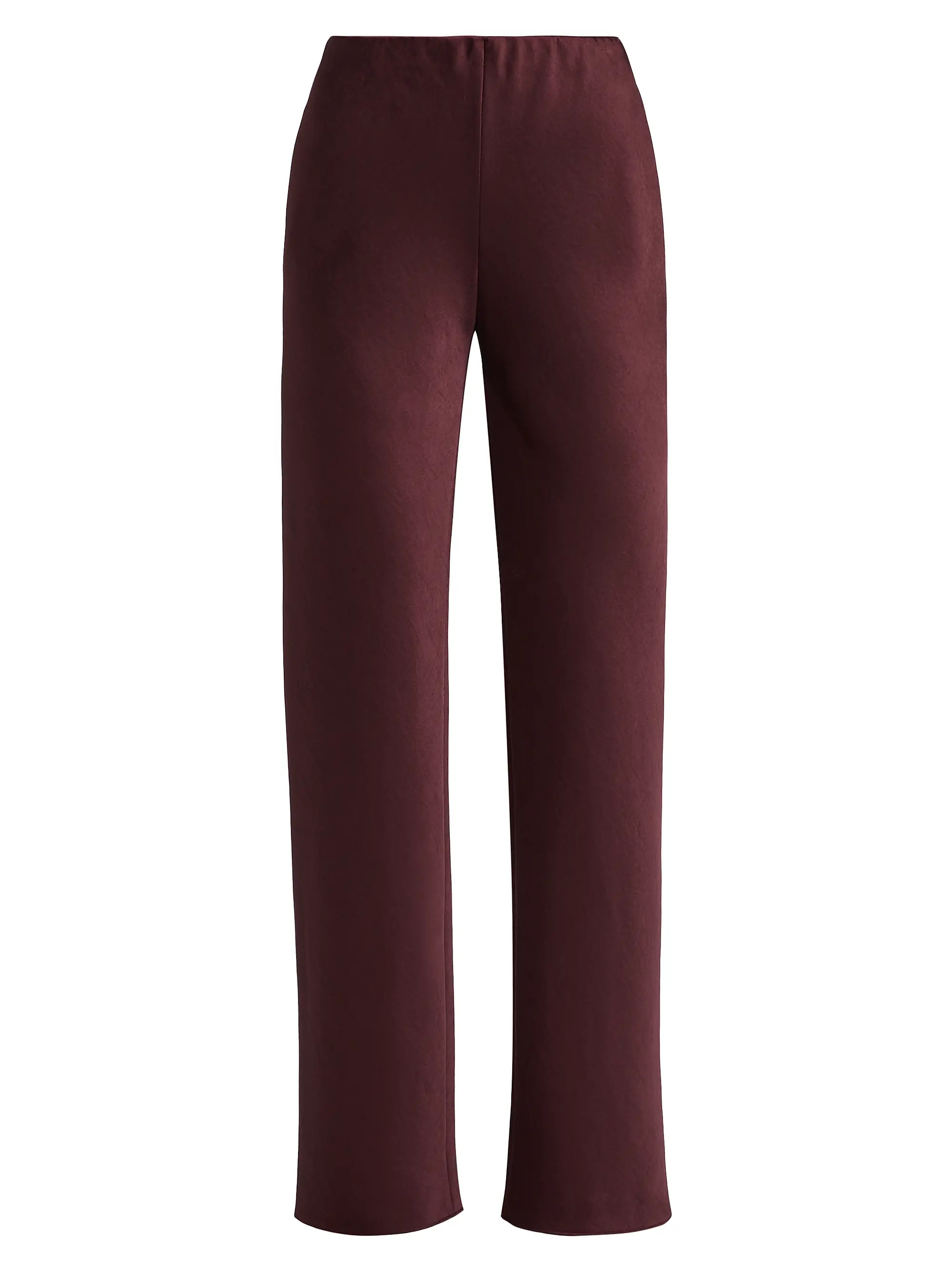 Fluid Bias-Cut Satin High-Rise Trousers | Saks Fifth Avenue