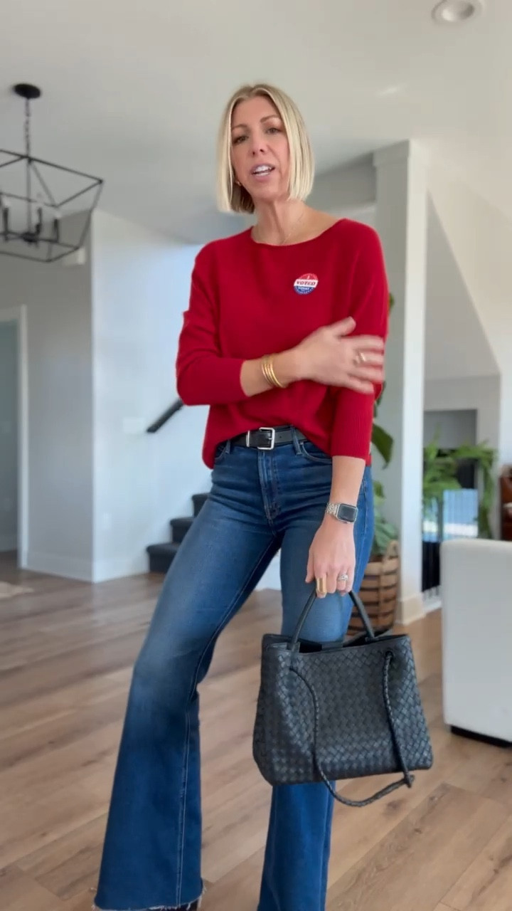 Highlighting this quince cashmere sweater with Mother flare jeans + boots + camel overcoat as wearable, but elevated fall basics 

#LTKOver40 #LTKSeasonal #LTKStyleTip