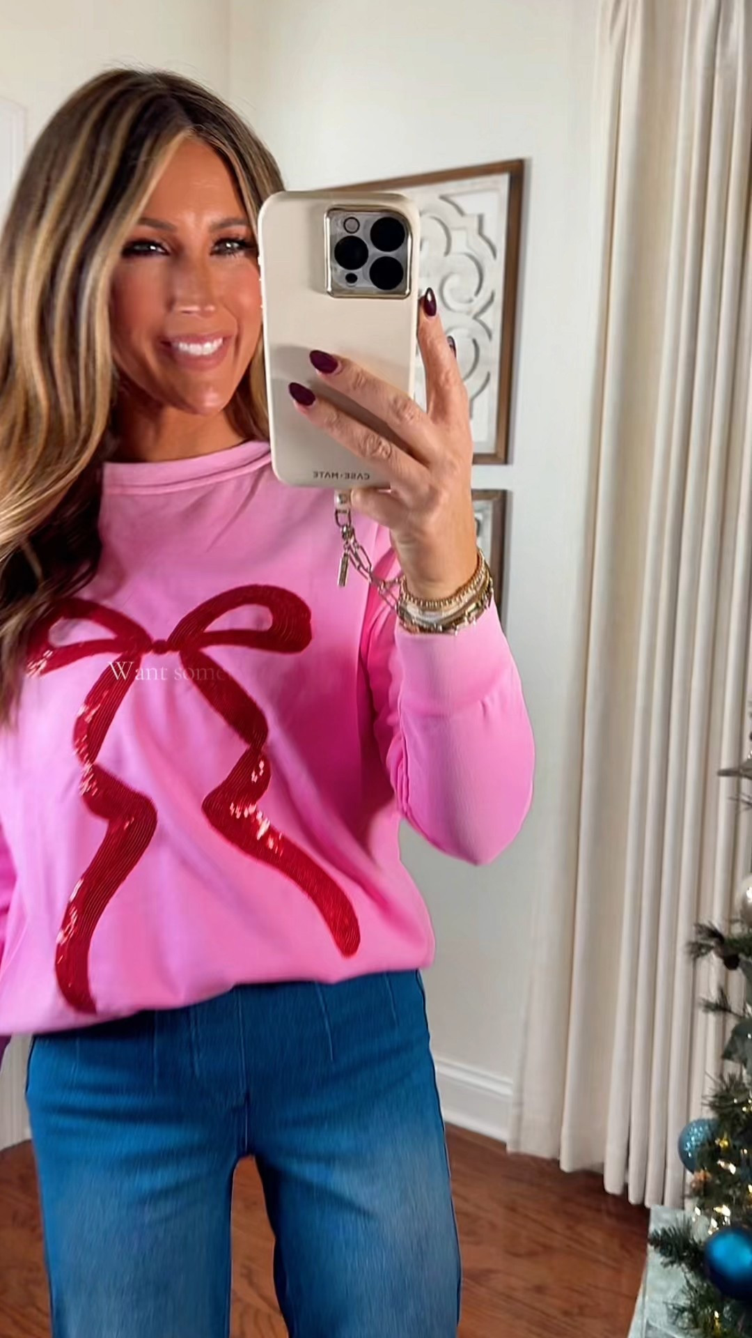 The Pink Bow Sweatshirt That’s Cozy and Festive 🎀✨

If you love comfy sweatshirts but want something that still feels girly, fun, and special, this pink bow sweatshirt is such a standout. The sequin bow adds the perfect pop of sparkle, while the soft, lightweight fabric keeps it easy and wearable for everyday life.

It’s perfect for holiday season, Valentine’s vibes, girls’ nights, school events, or just dressing up your everyday jeans or leggings. Cute without trying too hard — this is one of those pieces that instantly makes your outfit feel intentional.

A must-have for moms and teens who love cozy looks with a little sparkle 🎀💕


	•	Pink bow sweatshirt
	•	Sequin holiday sweatshirt
	•	Girly graphic sweatshirt
#HolidayHustle #TikTokShopHolidayHaul #TikTokShopCreatorPicks #FashionDeals #tiktokholidaycontest 

#LTKootd #LTKSeasonal #LTKHoliday