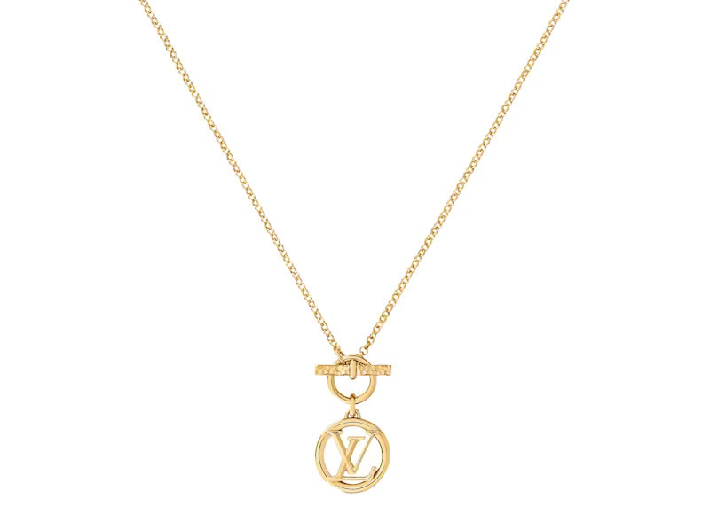 Women's Louis Vuitton Baby Louise Necklace in Gold | StockX