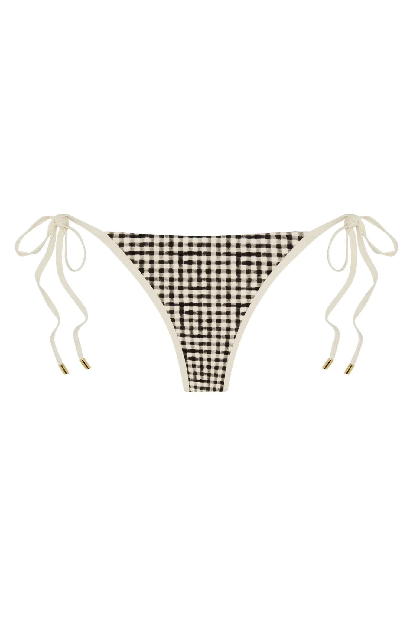 Le Marais Bottom - Black Gingham | Monday Swimwear