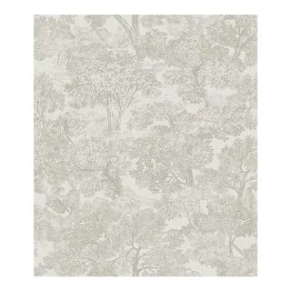 Blyth Grey Toile Wallpaper - 20.5 x 396 x 0.025 | Bed Bath & Beyond