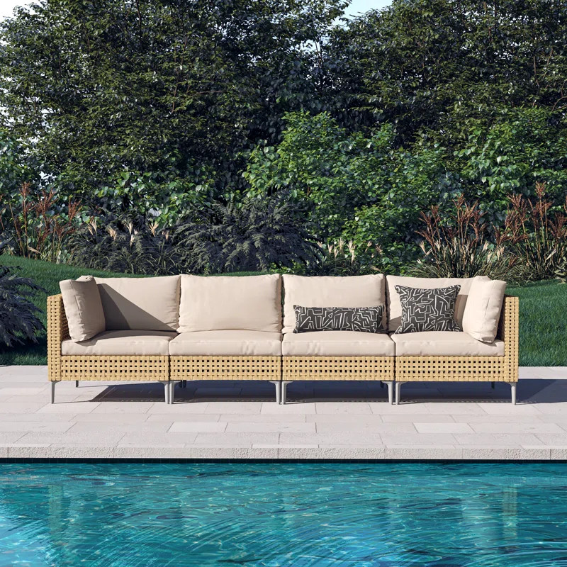 Wicker Outdoor Patio Sectional | Wayfair North America