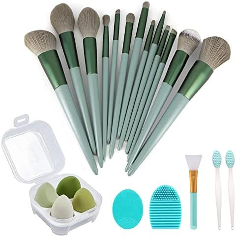 Makeup Brushes 22 Pcs Makeup Kit,Foundation Brush Eyeshadow Brush Make up Brushes Set (Green, 22 ... | Amazon (US)
