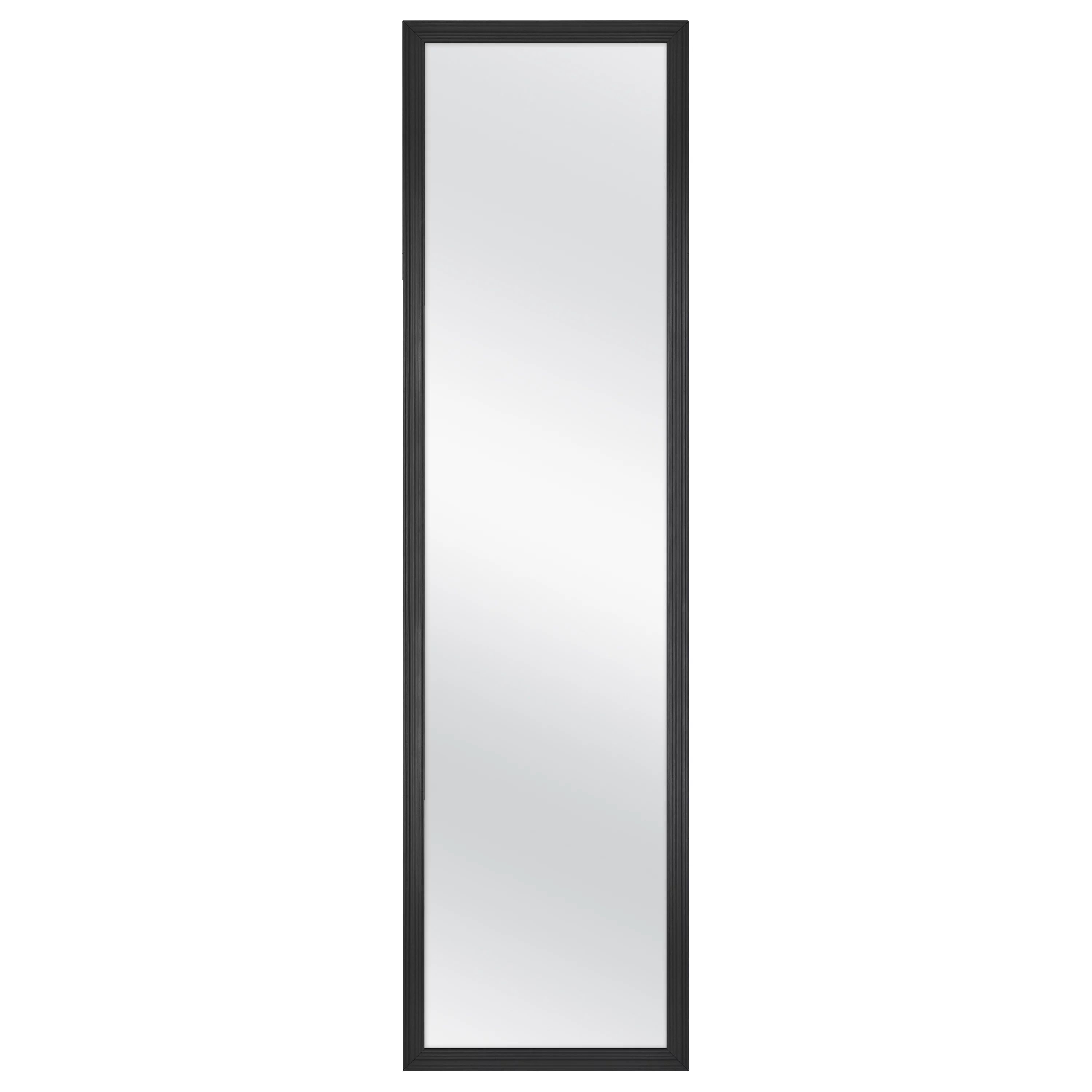 Mainstays 13 inch x 49 inch Black Rectangle Door Mirror | Walmart (US)