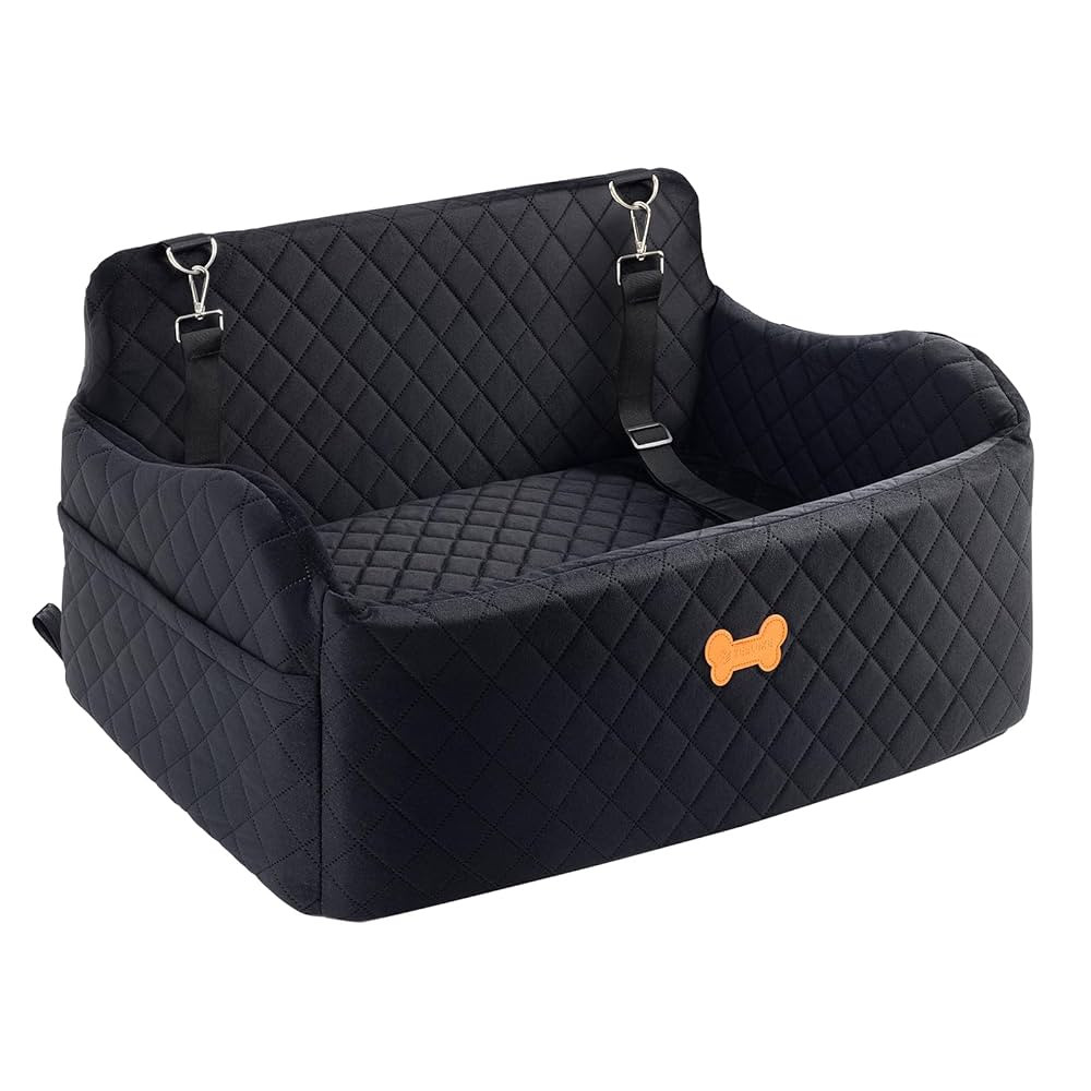 Car Seat for Large Size Dog, Booster Seat for Dogs Under 55 lbs or 2 Small Dogs, Soft Car Dog Bed... | Amazon (US)