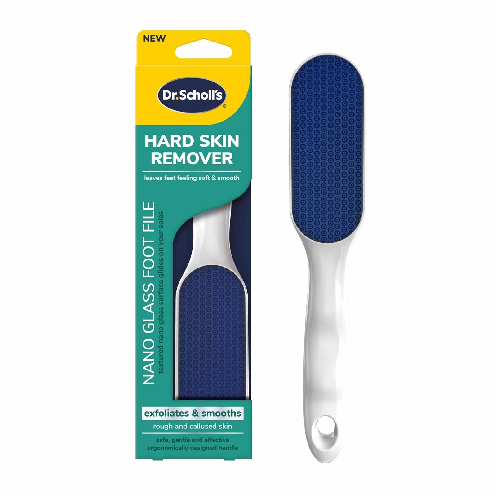 Dr. Scholl's Hard Skin Remover Nano Glass Foot File - Foot Callus Remover, Durable Foot Scrubber,... | Amazon (US)