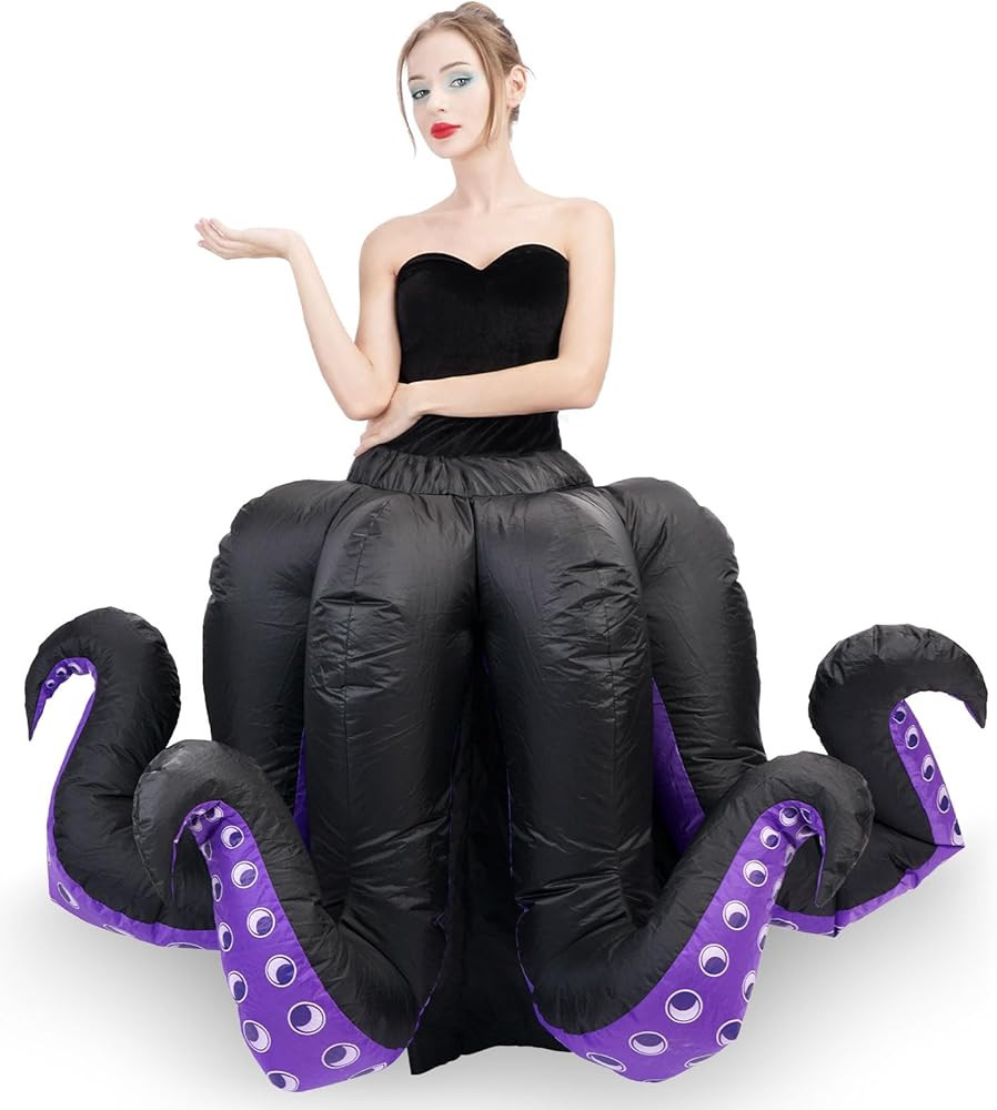 Inflatable Costume for Adult Octopus Costume Women Halloween Octopus Blow Up Costumes for Womens ... | Amazon (US)