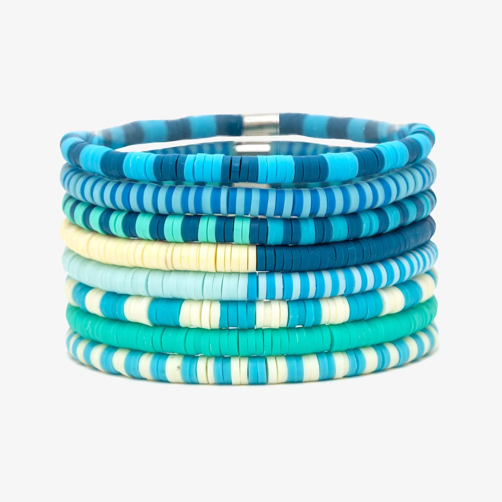 Shark Week Stretch Bracelet Set of 8 | Pura Vida Bracelets