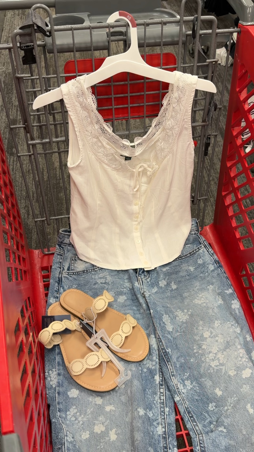 These dainty white tops are the “it” top of the season, and Target has them for less! #targetstyle