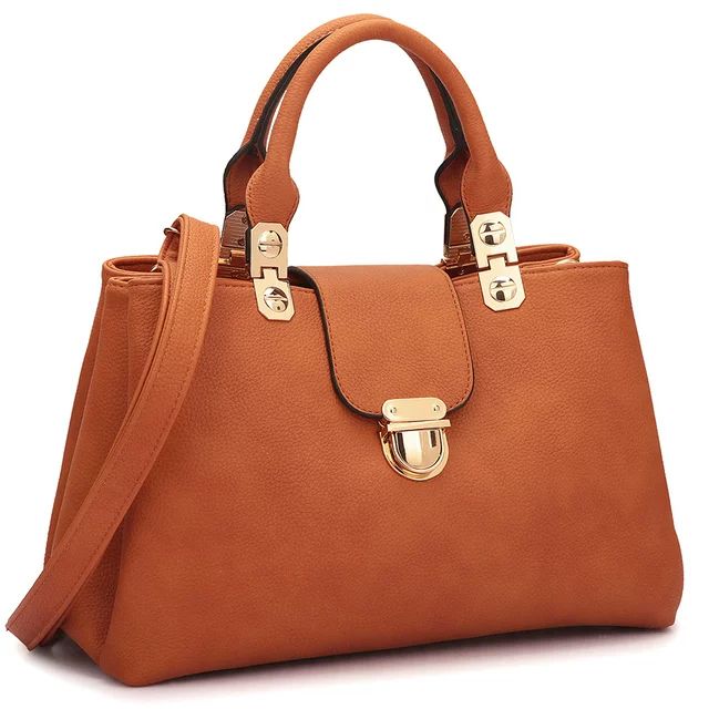 Dasein Women Satchel Handbags Top Handle Purse Medium Tote Bag Vegan Leather Shoulder Bag | Walmart (US)