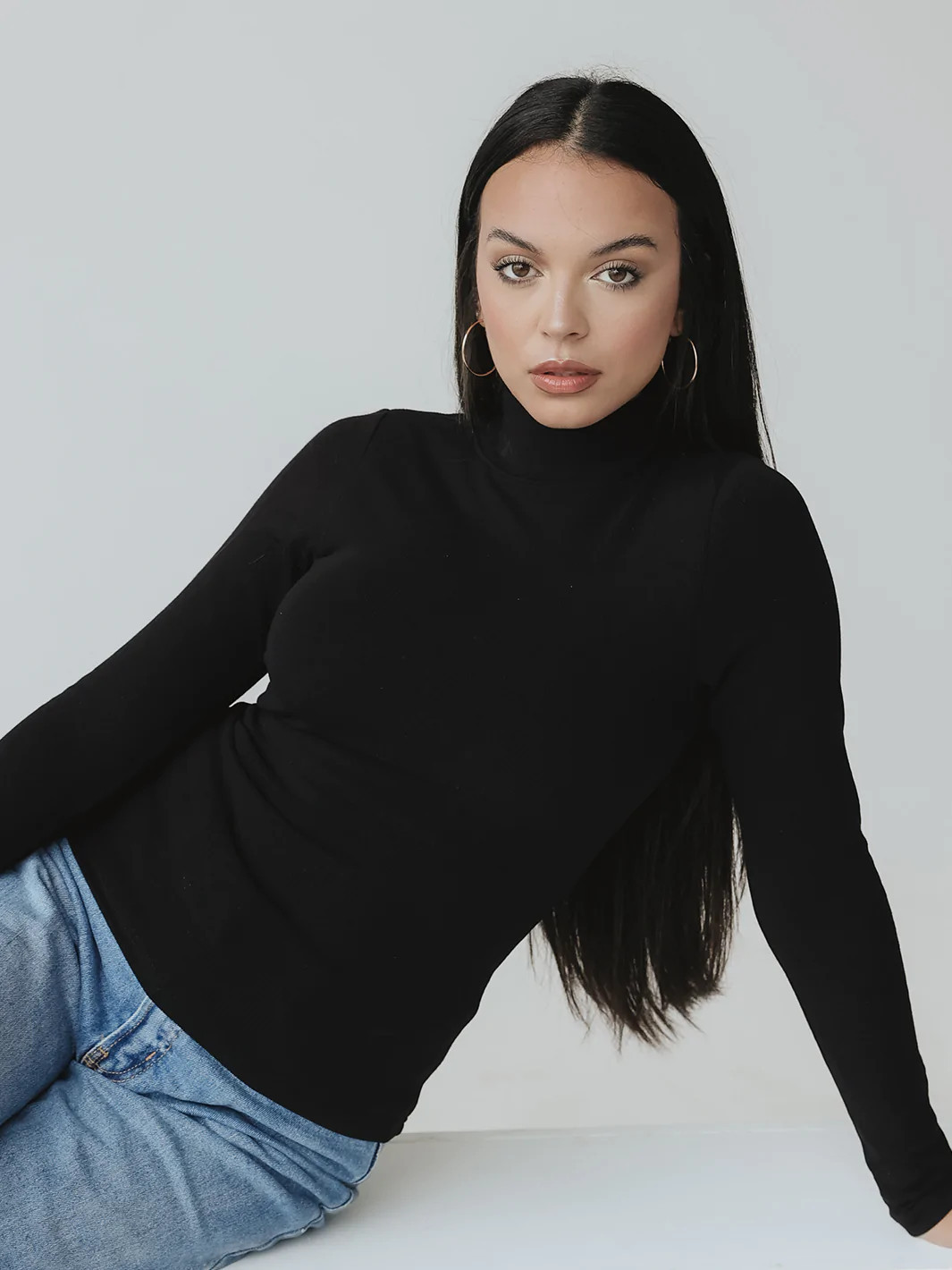 Turtleneck Long Sleeve Brami (Full Length) | Klassy