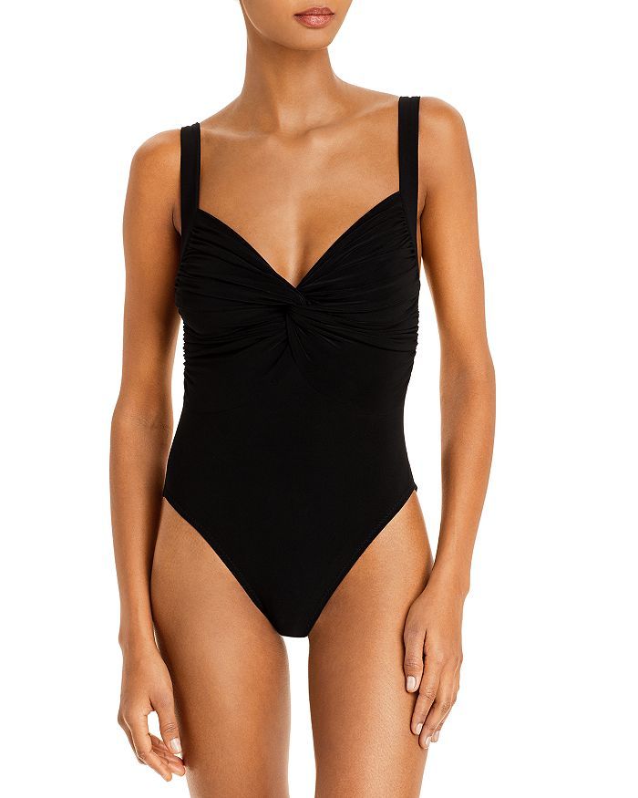 Twisted One Piece Swimsuit | Bloomingdale's (US)